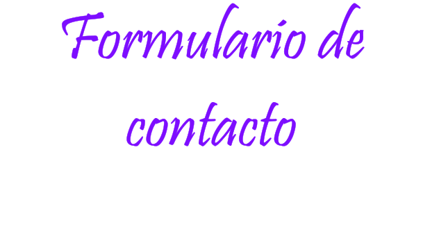 Formulario de contacto